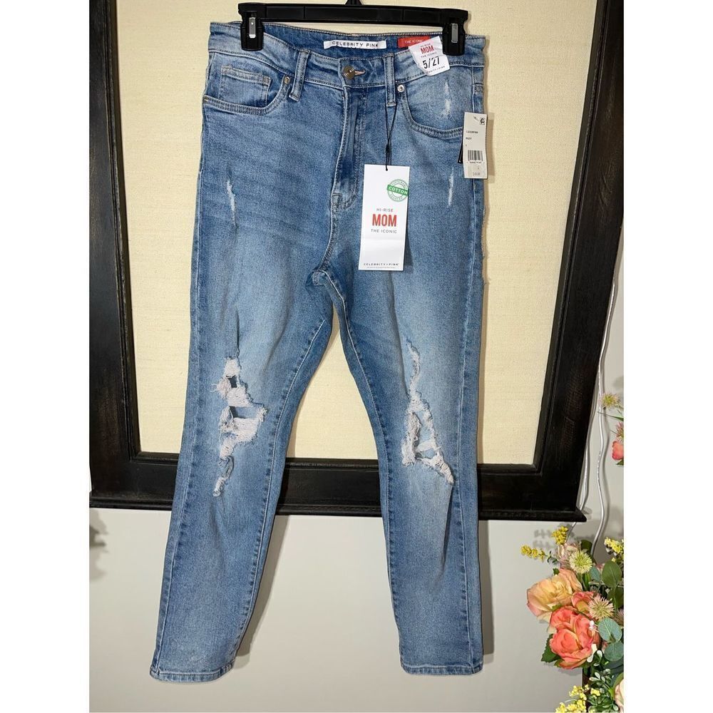 Celebrity Pink Distressed Jeans - Size 5
